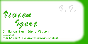 vivien igert business card